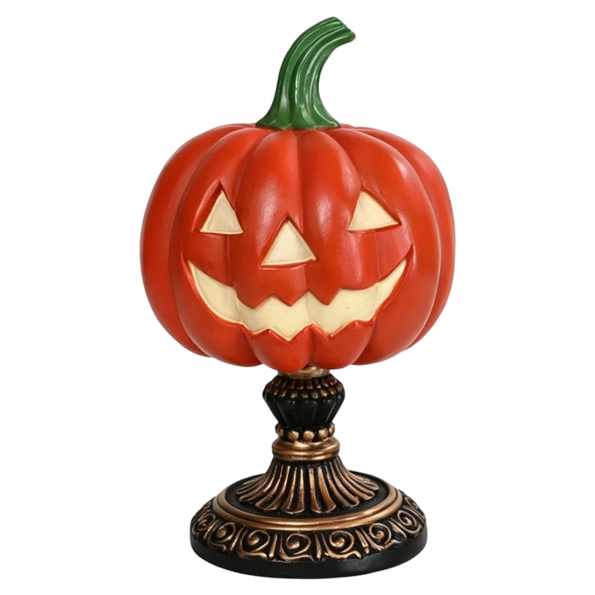 Gothic Witch Hat Lamp Resin Stained Glass Pumpkin Lamp USB Powered Skull & Ghost Stained Glass Table Lamps Halloween Decorations